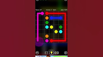 Flow Free | Intro | Classic Pack 7X7 | GamePlay 2 #satisfying #flowfree #gaming #puzzle #gameplay