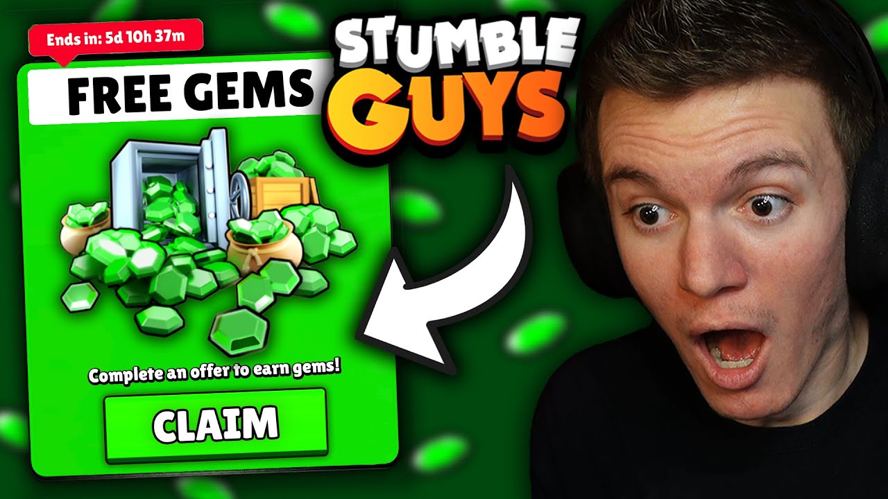 how to get FREE GEMS in Stumble Guys 