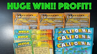 HUGE WIN!! (PROFIT SESSION!!) | CA SCRATCHERS