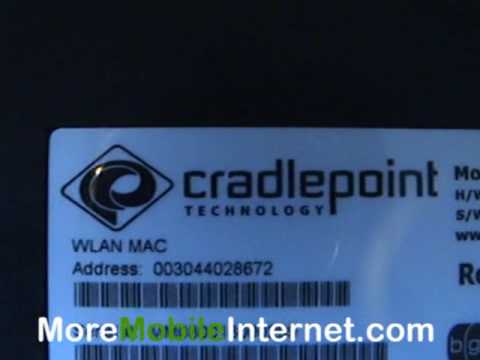 Cradlepoint MBR1000 Default Password
