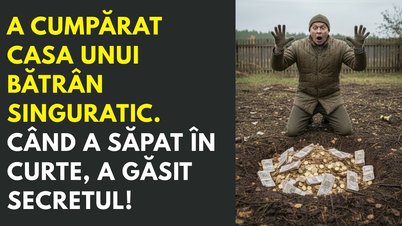 A cumpărat casa unui bătrân singuratic. Când a săpat în curte, a găsit secretul!