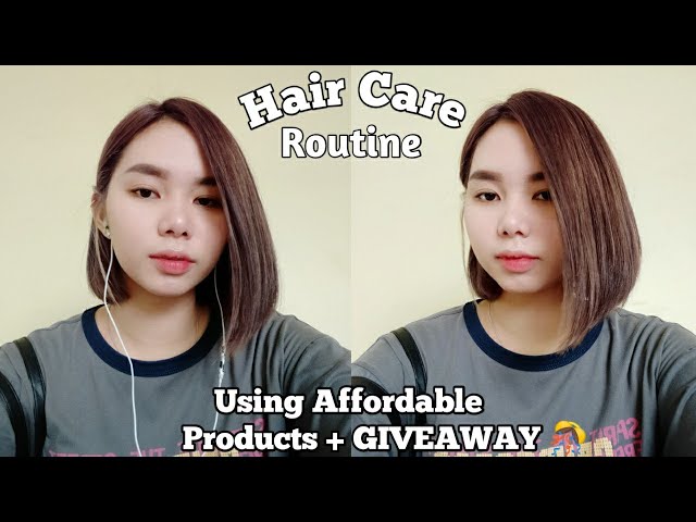 HAIR CARE ROUTINE using AFFORDABLE Products ✨+ How I volumize my short hair | DIY BREMOD ASH BLONDE class=