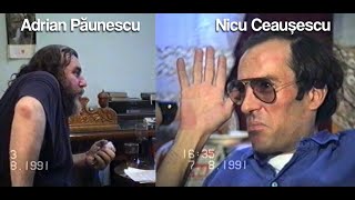 Nicu Ceaușescu dialog cu Adrian Păunescu • Andrei Păunescu filmează în Penitenciarul Jilava 1991 • 1