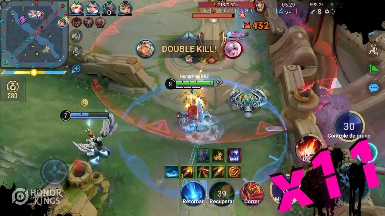 Hou Yi Destruidor: 17 Kills Insanas! | Honor of Kings Melhores Momentos