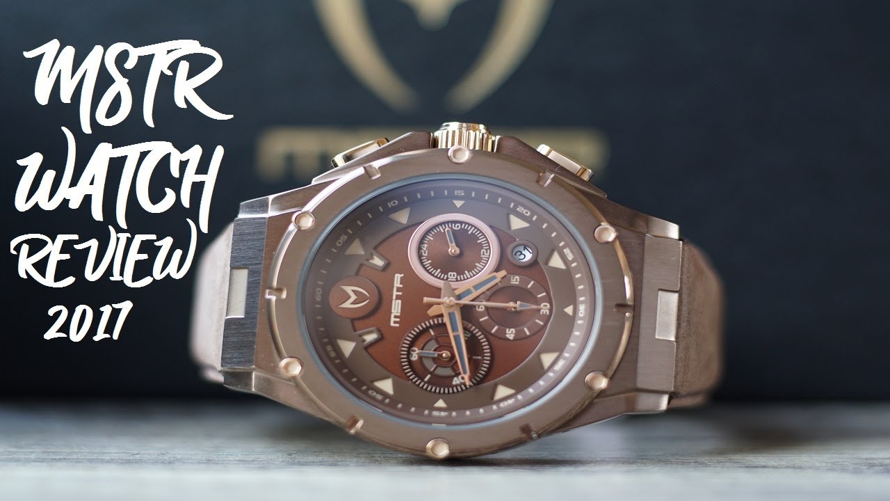 MEISTER (MSTR) WATCH - MK3 BROWN ROSE GOLD (AM225LB) - REVIEW 2017