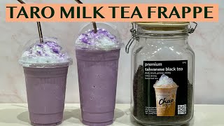 FRAPPE SERIES: TARO MILK TEA FRAPPE - RECIPES FOR 16 & 22 OZ