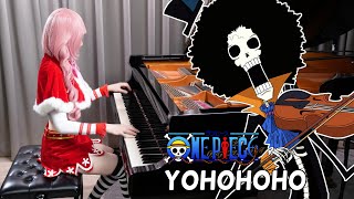 Binks' Sake -Yohohoho！One Piece OST「Binks no Sake」Piano Cover (Happy & Emotional Ver.) 🍻Ru's Piano видео