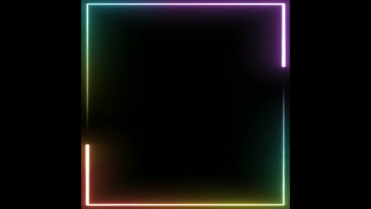 Black Screen Colorful Edge Lines Overlay HD II Black Screen Template II Alightmotion II Kinemaster