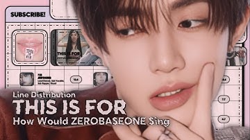 [AI COVER] How Would ZEROBASEONE Sing "THIS IS FOR" By TWICE