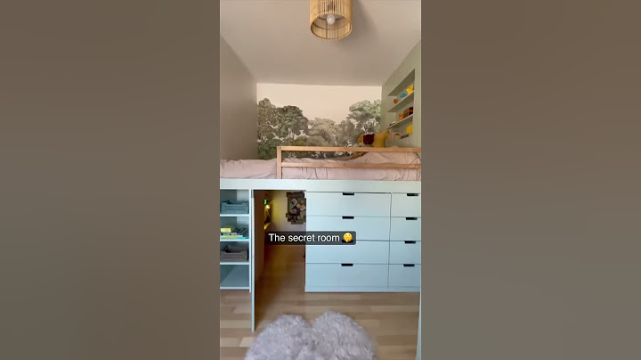 DIY loft bed IKEA hack with secret room #diy #ikeafurniture