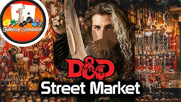 Street Market | Dungeons and Dragons RPG Map (Tabletop Simulator Workshop)