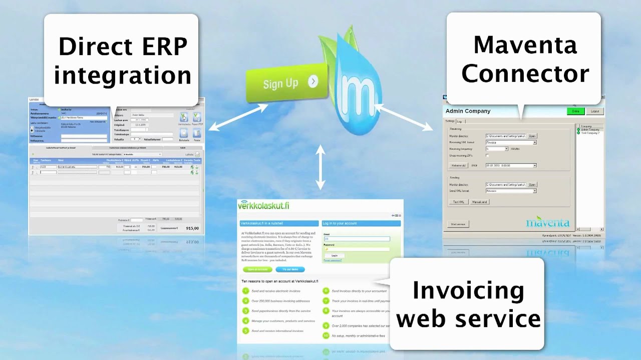 maventa free electronic invoicing youtube