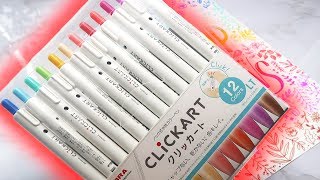 New Zebra Clickart Pens Put To The Test | Swatches And Hand Lettering