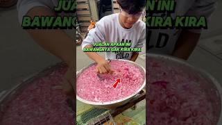 Sate cumi kering dicocol bawang merah melimpah khas filipina