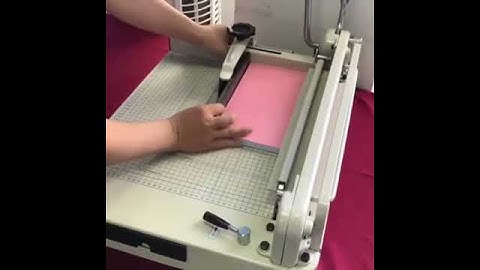 868A3 manual paper cutter