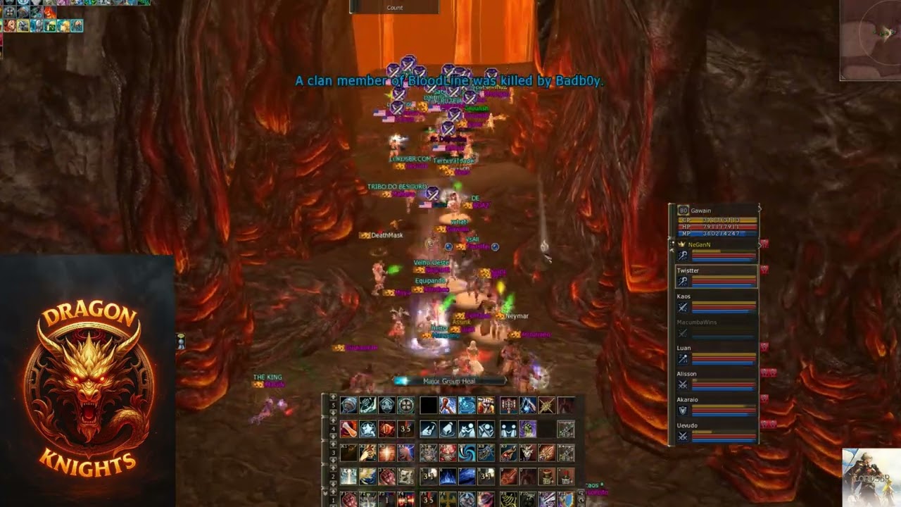 L2LordsBR - Epic Valakas Mass PvP 26/01 💥[DK]