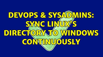 DevOps & SysAdmins: Sync Linux