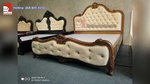 Đơn vị sản xuất Giường ngủ TÂN CỔ ĐIỂN tại xưởng giá 10.500.000đ