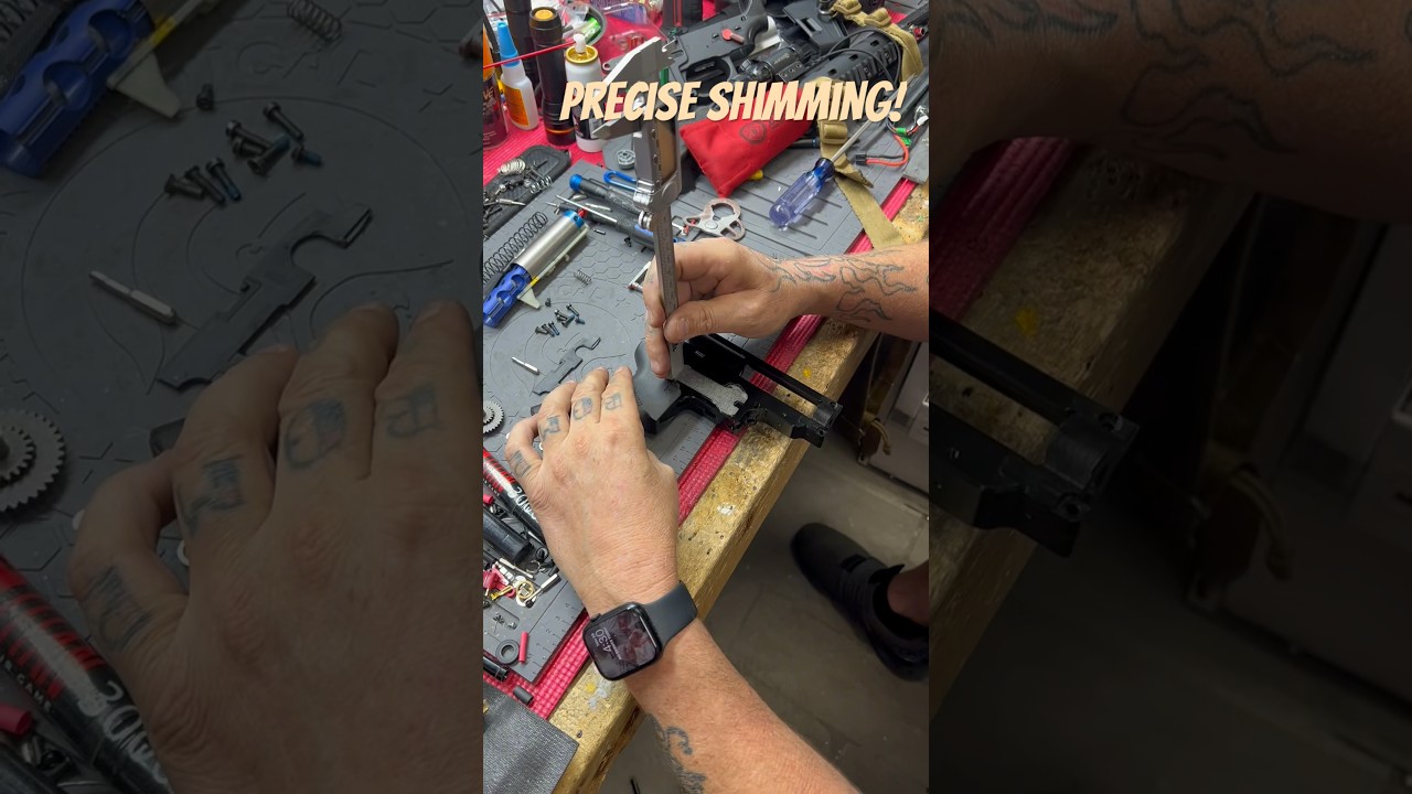 Airsoft shimming to perfection. battalionairsoftarena airsoft gun 