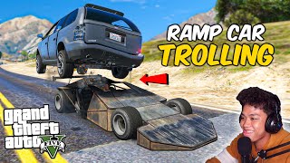 "RAMP CAR" TROLLING sa GTA 5 PLAYERS!! | Billionaire City RP screenshot 5