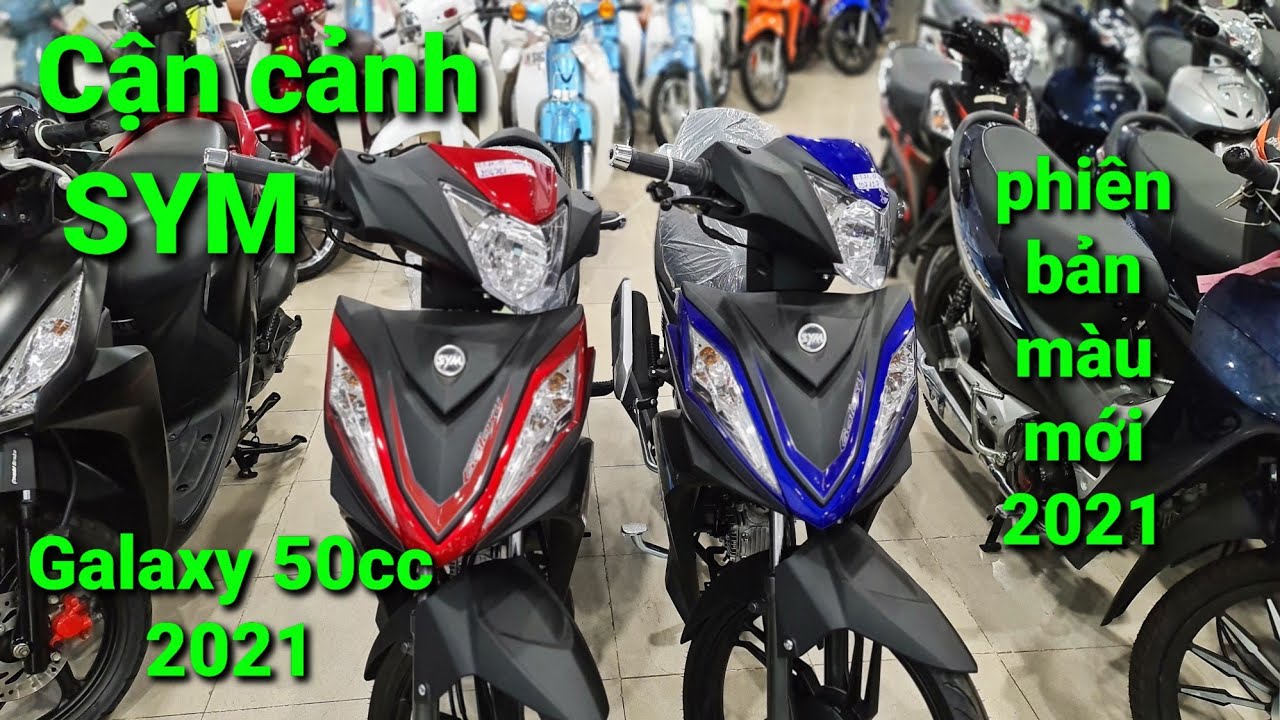 XE MÁY SYM GALAXY 50CC ĐỎ  Xe máy Galaxy 50cc