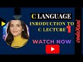 Introduction to C Language in Hinglish  |  Complete Basic Lecture 1