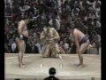 Kotokaze vs. Wakanohana : Aki 1981 (琴風 対 若乃花)