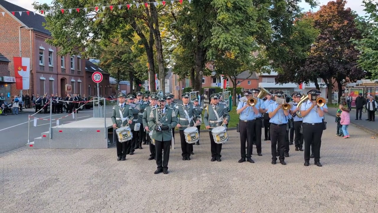 Schützenfest Allrath 2025 Serenade Teil 1