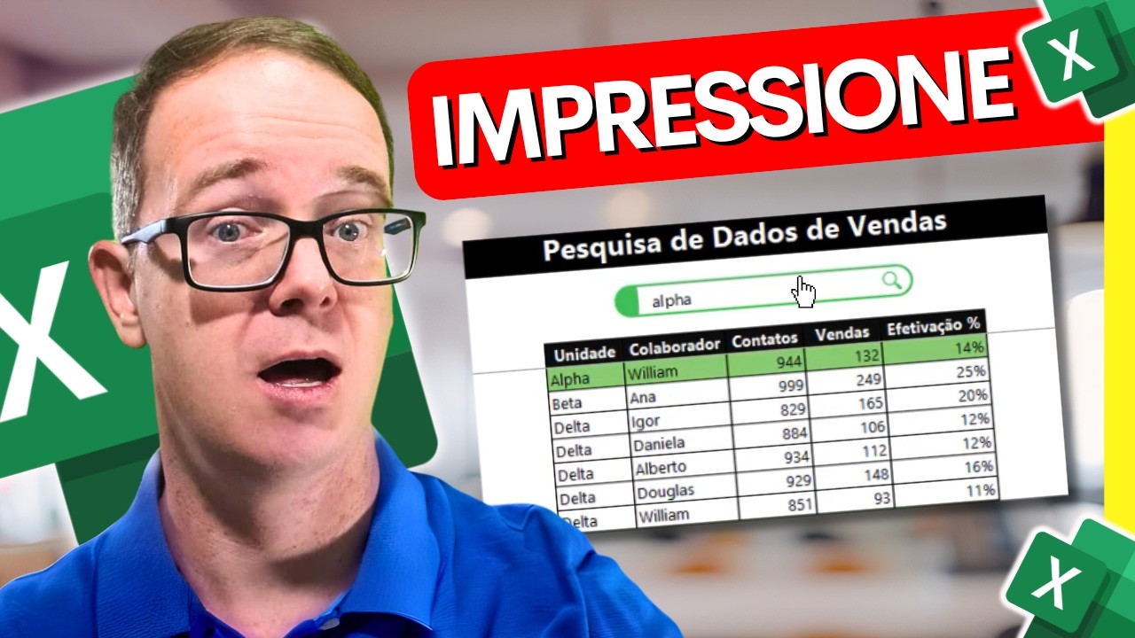 Como Fazer Barra de Pesquisa no Excel Passo a Passo (Truques)