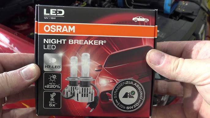 Lampadina LED Auto Night Breaker LED Plug&Play H7 12V 19W Osram