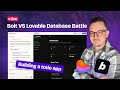 Vibe coding a todo webapp to test Bolt & Lovable’s newly integrated database
