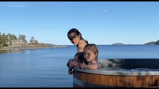 Карелия. Глэмпинг на острове в Ладожском озере. Жизнь в купольном доме. Чем заняться с детьми.