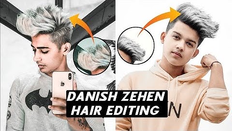 Danish Zehen Hair Style Editing Tutorial II Stylish Hair Design in Autodesk || M.R.EDITING ZONE