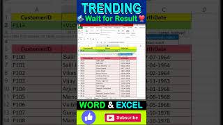 Vlookup Formula In excel #exceltips #shorts #excel #exceltutorial