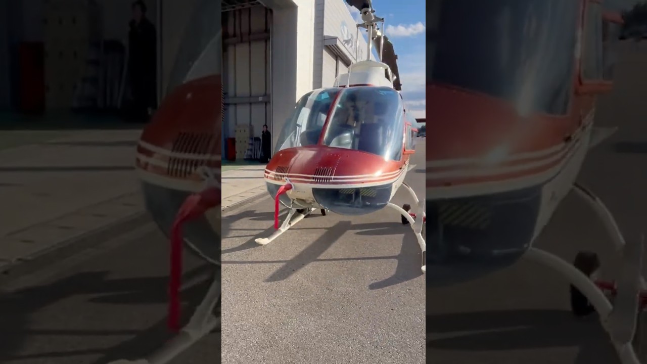 Helicopter Bell 206B-3 JA6190 /Heli Service - YouTube