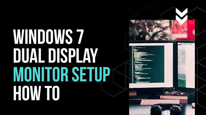 Windows 7 Dual Display Monitor Setup How To