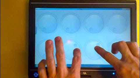 Qt Multi-Touch Dials Example
