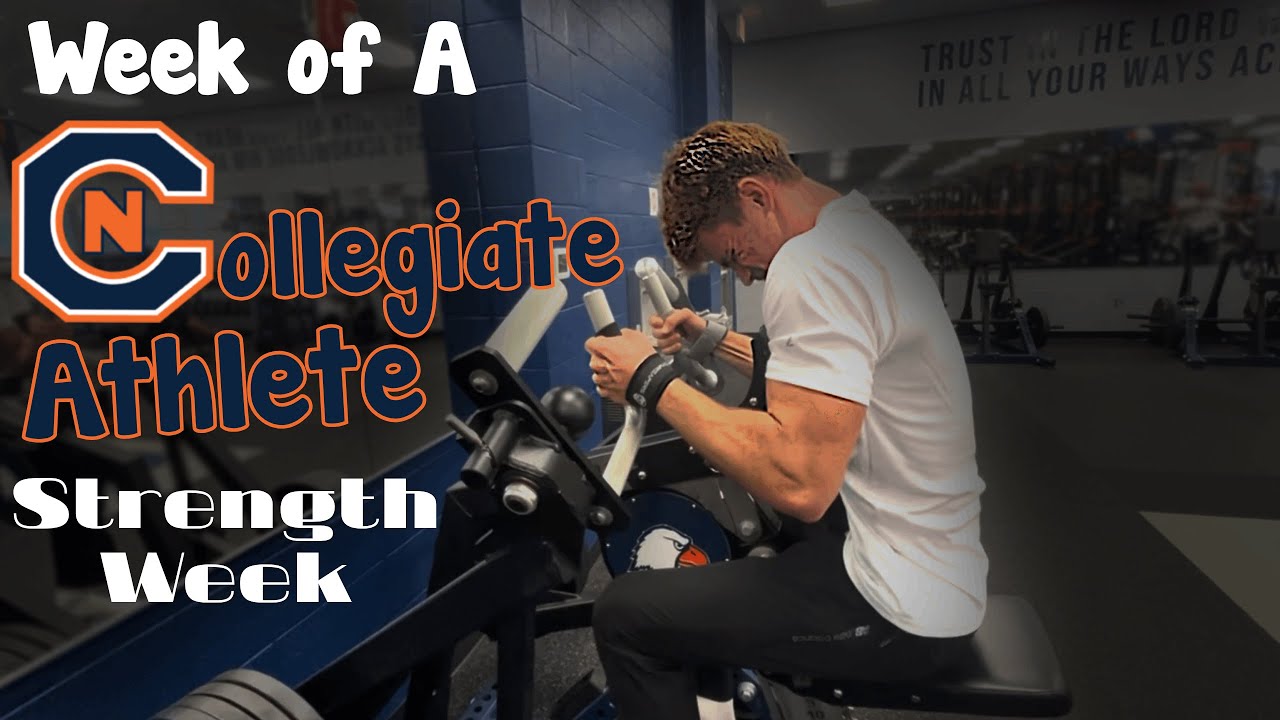 Week of a COLLEGIATE TRACK ATHLETE: Strength Week