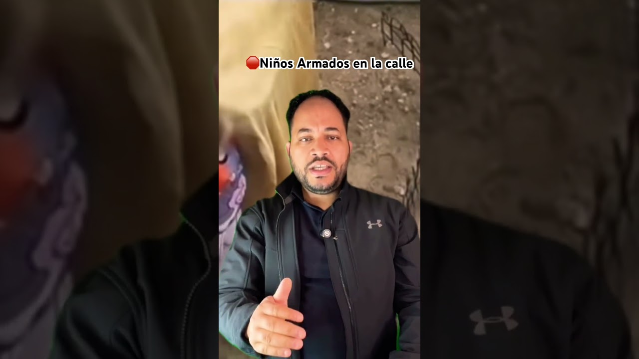 🛑Niños Armados en la calle. 
