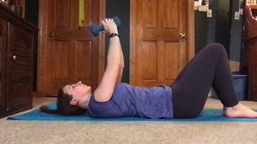 Supine lat pull over