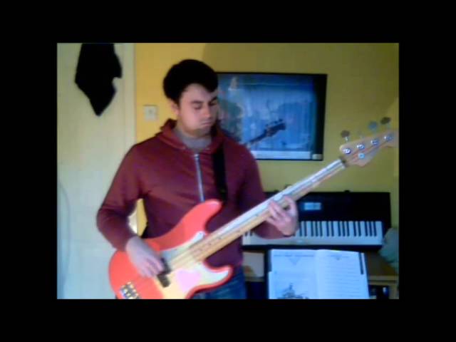 Muse - Hysteria -  Bass cover (clean)