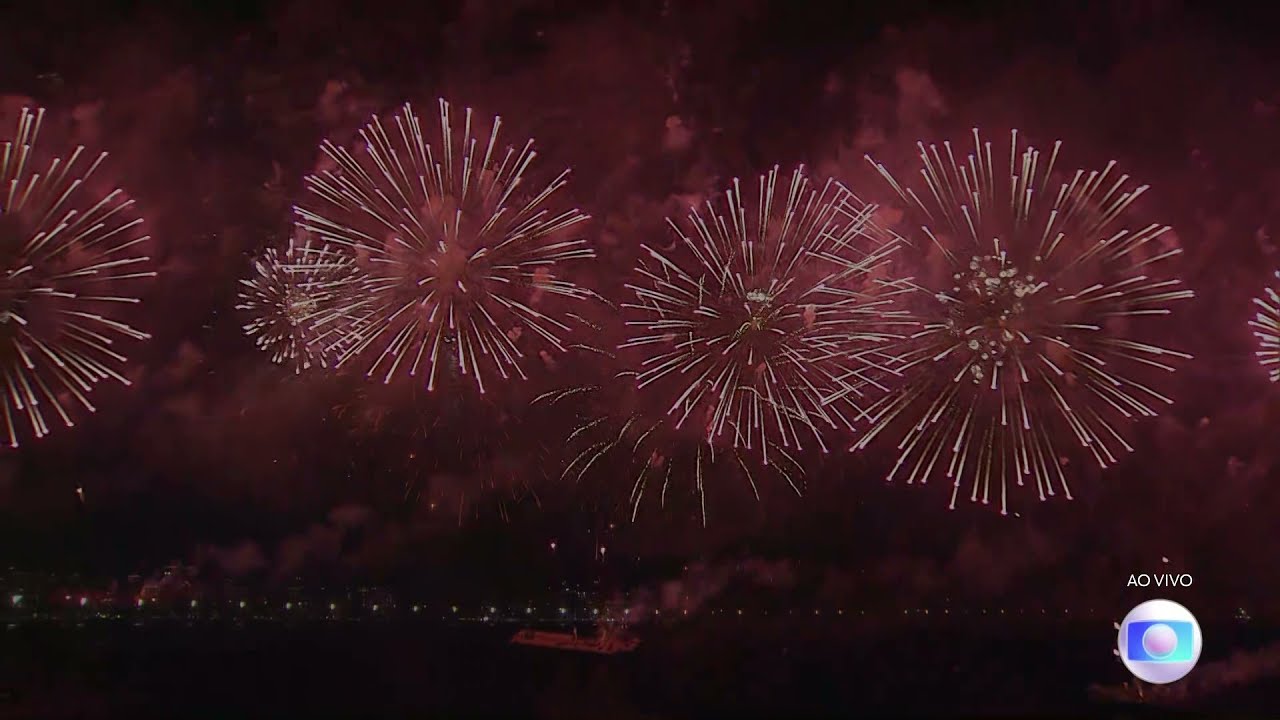 Trecho inicial da Queima de Fogos na TV Globo - (2021/2022)