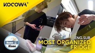 Kyuhyun Shows How He Keeps His Refrigerator Neat \u0026 Organized  | Home Alone EP535 | KOCOWA+