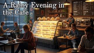 Rainy Evening Jazz Cafe ☕️🌧 | Relaxing Background Music for Study, Work &amp; Reading