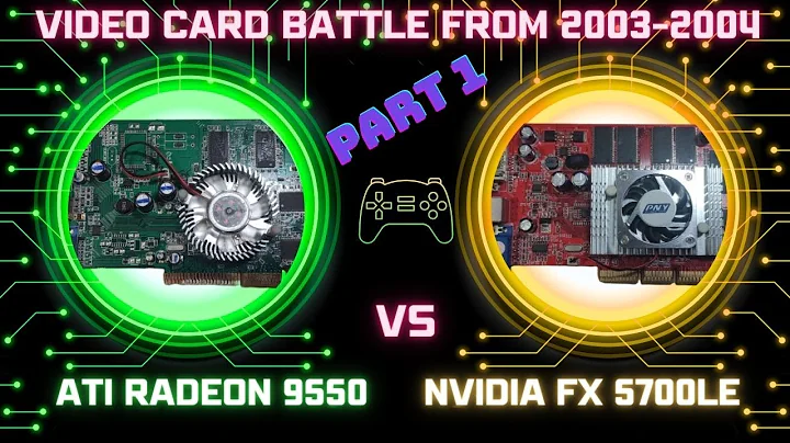 ¡Batalla de tarjetas gráficas antiguas! Radeon 9550 vs nVidia FX 5700LE