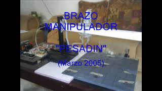 Brazo Manipulador Pesadin Minirobotica