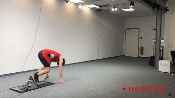 Sprint Start Analysis workflow - 3D markerless // CONTEMPLAS MULTI CAMERA SYSTEM®