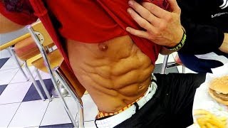 Six Packs Abs and Fast Food.. Wtf?!