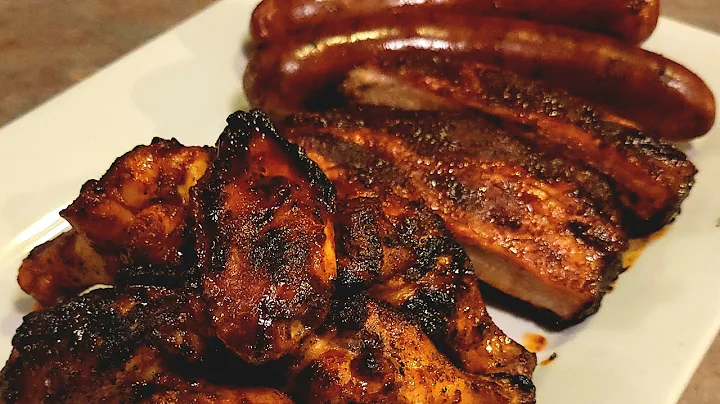 Easy Grilled Game Day BBQ - Super Bowl backyard BBQ menu ideas