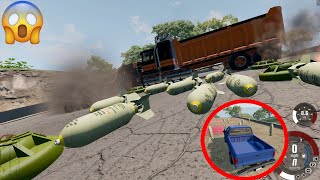 CARROS vs BOMBAS💥MINAS😱, Simulador de carros, testes e destruição, BeamNG drive, jogo de carros